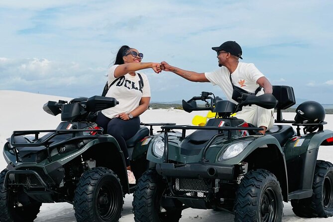 30 minutes Quad Biking, FREE Sandboarding and Content Creation - Content creation meets real dunes, not just a photo stop