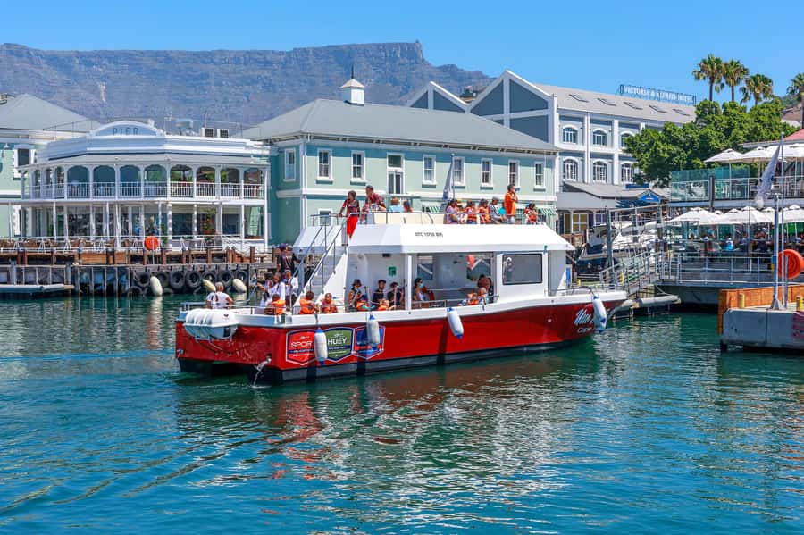 30min V&A Waterfront Harbour Cruise Cape Town - Une Belle Vie, a double-decker catamaran built for comfort