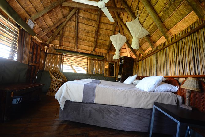 5 Day Lodge and Treehouse Kruger National Park Safari - Day 3: Kruger National Park from Orpen Gate with an open-sided gameviewer