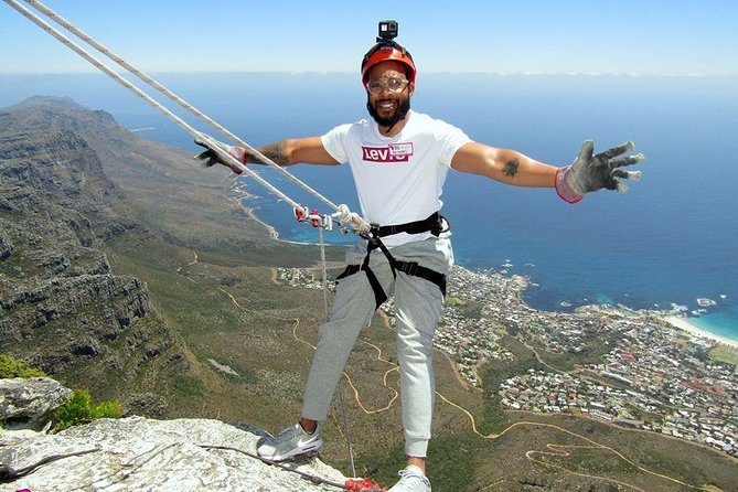 Abseiling Table Mountain - Where the Abseiling Starts at Table Mountain Aerial Cableway