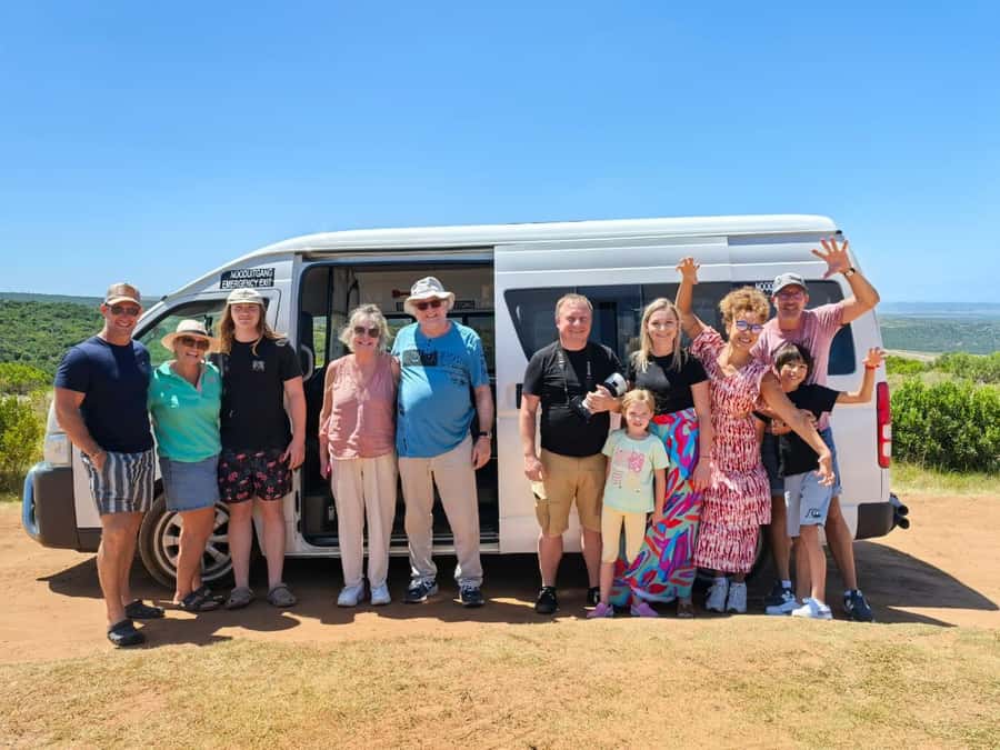 ADDO ELEPHANT PARK - Break time, photo stop, and scenic driving on the way