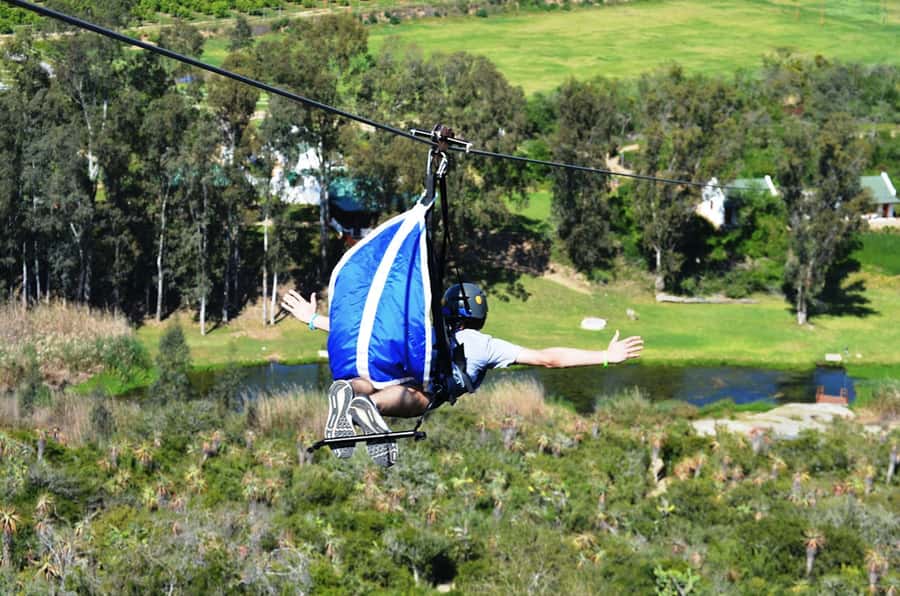 Adrenalin Addo Adventure Park: Superman Zipline - Superman Zipline key points at Adrenalin Addo