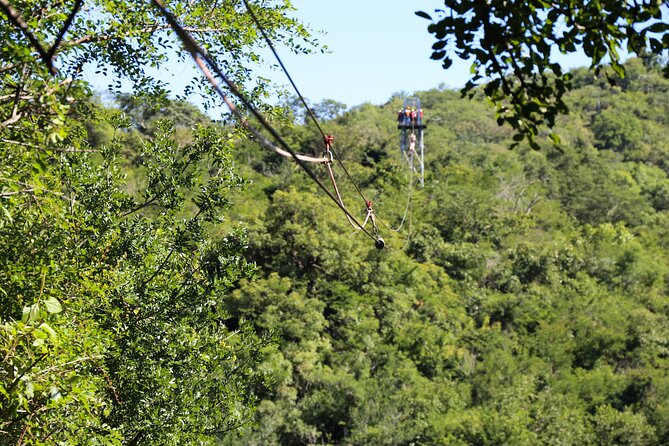Aerial Cable Trail in Hazyview - The 10-platform aerial cable trail over the Sabie River valley