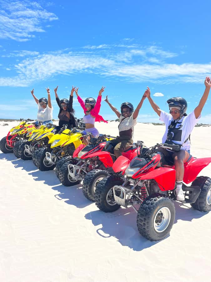 ATV Atlantis dunes: PHOTOSHOOT & VIDEOS - Quad biking in the Atlantis dunes: what it feels like