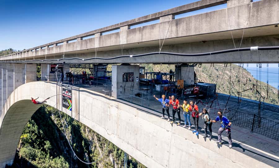 Bloukrans Bridge: Zipline, Hangout, and SkyWalk Adventure - SkyWalk back to land: the move that balances the fear