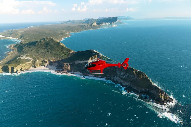 Cape of Good Hope Helicopter Private Tour with Stellenbosch Wine Tasting & Lunch - From 8:00 AM Pickup to a Real Helipad Start
