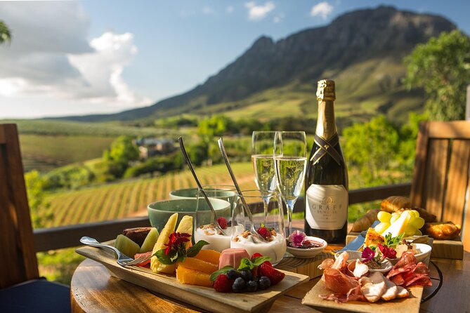 Cape Peninsula Helicopter Private Tour with Stellenbosch Wine Tasting & Lunch - DeMorgenzon in Stellenbosch: The Music-to-the-Vines Tasting