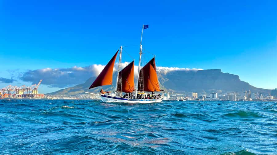 Cape Town: 1 Hour Table Bay Sailing Tour - Spirit of Victoria, seating 45, and what the experience feels like