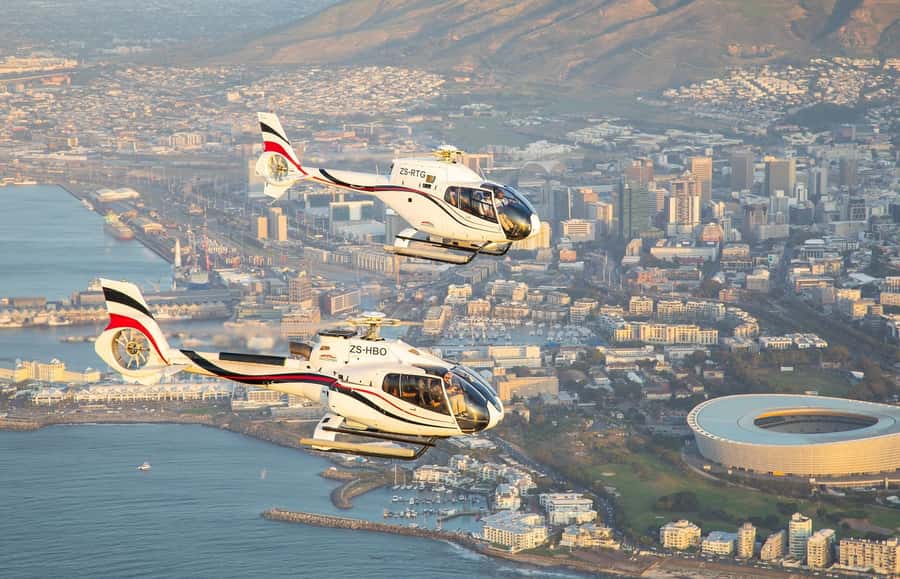 Cape Town: 20-Minute Helicopter Flight and Free Harbour Tour - The 20-minute helicopter route: Table Mountain to Hout Bay and back