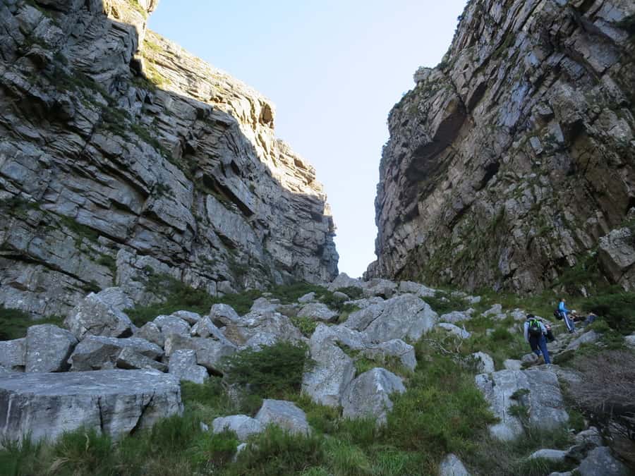 Cape Town: 3-Hour Table Mountain Hike via Platteklip Gorge - Safety briefing and pacing on a steep, rocky climb