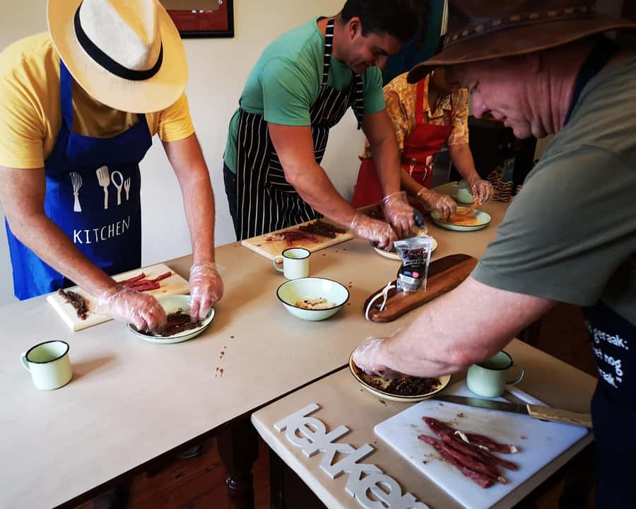 Cape Town: Afrikaans Culture And Making Traditional Biltong - Entering Soutie’s vorkamer in Three Anchor Bay