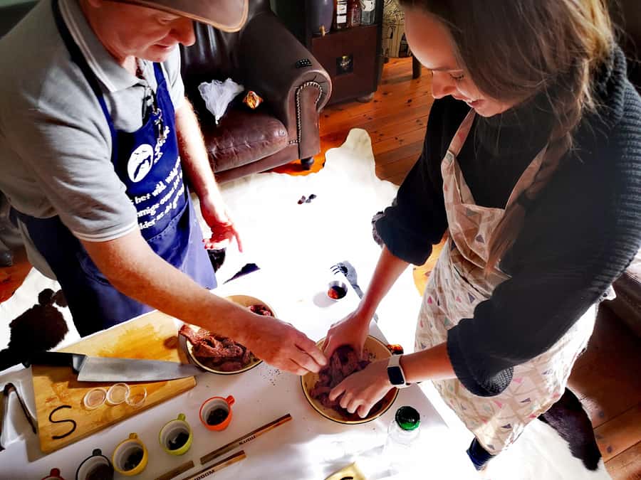Cape Town: Afrikaans Culture And Making Traditional Biltong - The opening drink and snack spread that sets the tone