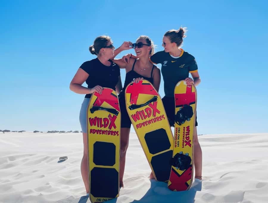 Cape Town: Atlantis White Sand Dunes Sandboarding Adventure - Your gear and board options: sandboard, bumboard, or stand-up