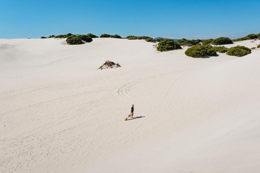 Cape Town: Atlantis White Sand Dunes Sandboarding Adventure - Safety briefing first, then the riding basics that keep you in control