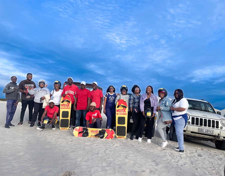 CAPE TOWN: GLAM SANDBOARDING IN ATLANTIS DUNES WITH WILDX - Meeting WildX Adventures at Witzands Aquifer Nature Reserve