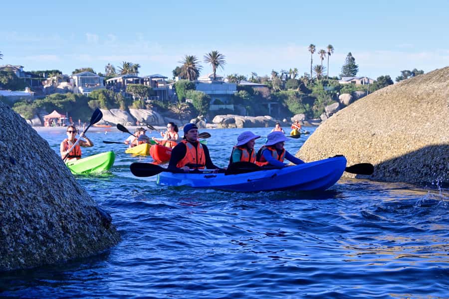 Cape Town: Guided Kayak Tour of Clifton Beaches & The Coast - Clifton Bay kayaking: the views make it, but the water keeps it