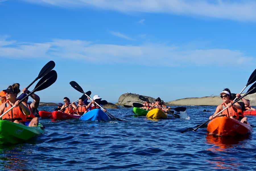 Cape Town: Guided Kayak Tour of Clifton Beaches & The Coast - The first paddle across the bay to Clifton 1st Beach