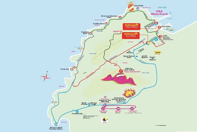 Cape Town Hop-On Hop-Off City Tour with Optional Cruise - The route logic: city core, coast, then the winelands side