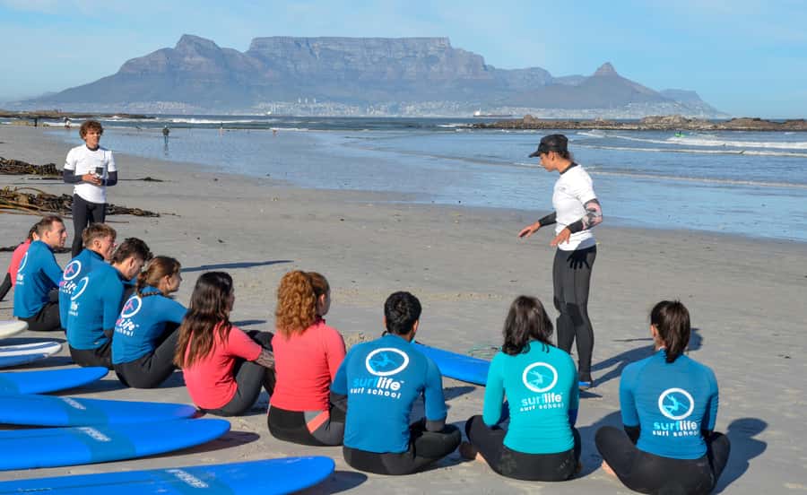 Cape Town:Learn to surf with the best view of Table Mountain - Where You Meet in Big Bay, Eden on the Bay (And How Not to Stress About Parking)