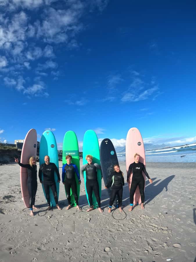 Cape Town:Learn to surf with the best view of Table Mountain - Price and Value at About $46 for 1.5 Hours