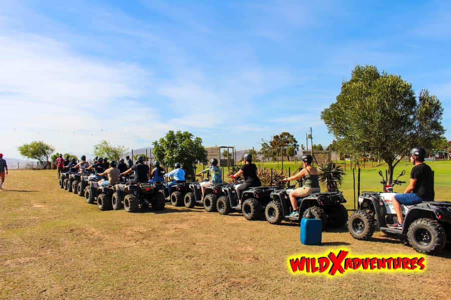 CAPE TOWN: QUAD BIKE FUN RIDE AT OSTRICH RANCH, DURBANVILLE - What to wear and how to handle dust (because you will get dust)