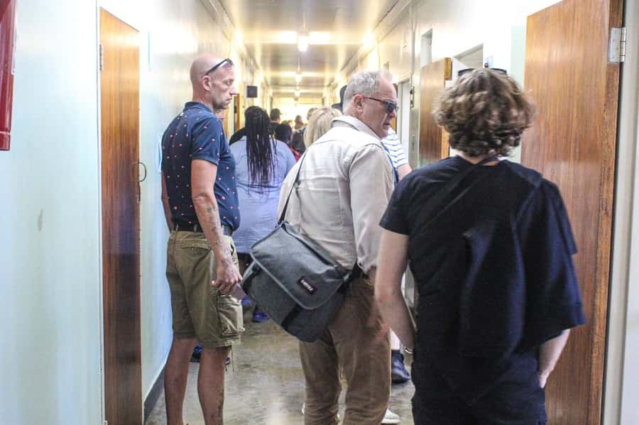 Cape Town:Robben Island Guided Tour, Skip the Ticketing Line - Entering Robben Island with an ex-inmate guide leading the way