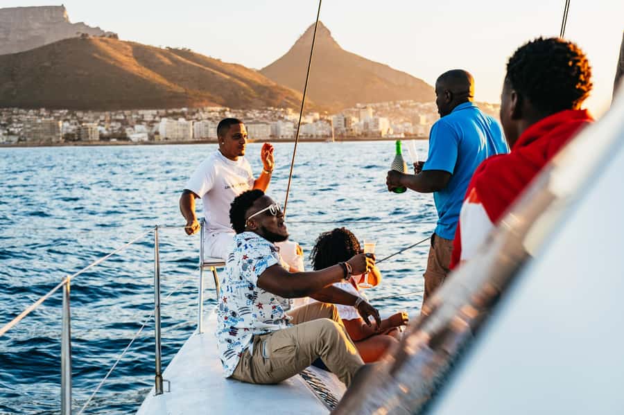 Cape Town: Sunset Catamaran Cruise on Table Bay with Bubbles - Wild Horizons at the V&A, Then It’s Straight Out Into Table Bay