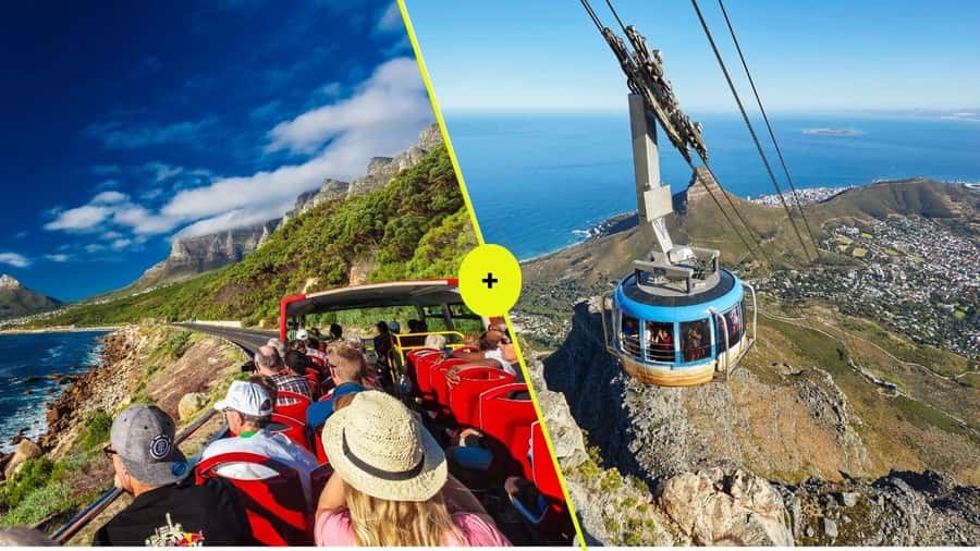 Cape Town: Table Mountain Cable Car, Hop-On Hop-Off Bus Tour - Table Mountain Aerial Cableway Return: The 360-degree payoff