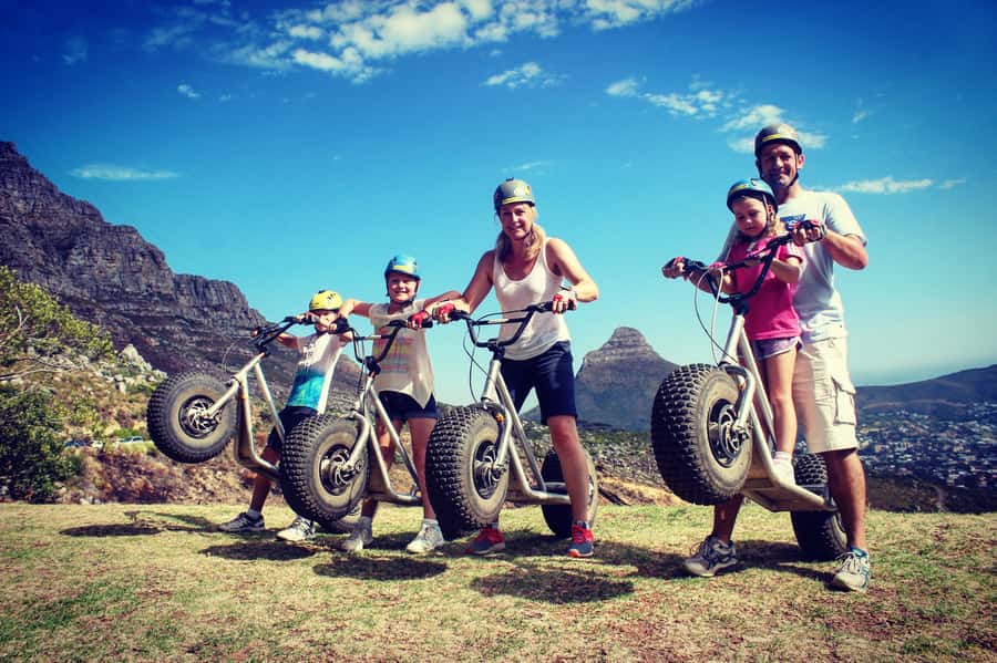 Cape Town: Table Mountain Gravity Scooter Tour - Dead Mans Tree: panoramic city views and a real photo moment