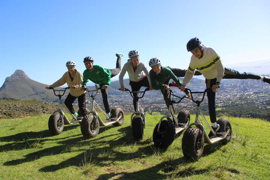 Cape Town: Table Mountain Gravity Scooter Tour - Non-motorized scooter control and safety you can actually feel