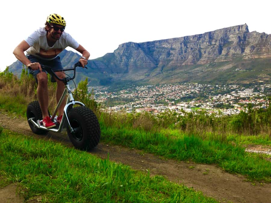 Cape Town: Table Mountain Gravity Scooter Tour - Signal Hill: helmets on, then a guided first descent into Bo Kaap
