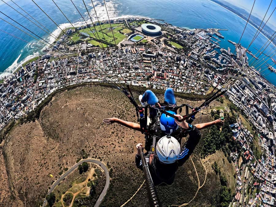 Cape Town: Tandem Paragliding with views of Table Mountain - The “no motor” talk, and why it makes the flight better