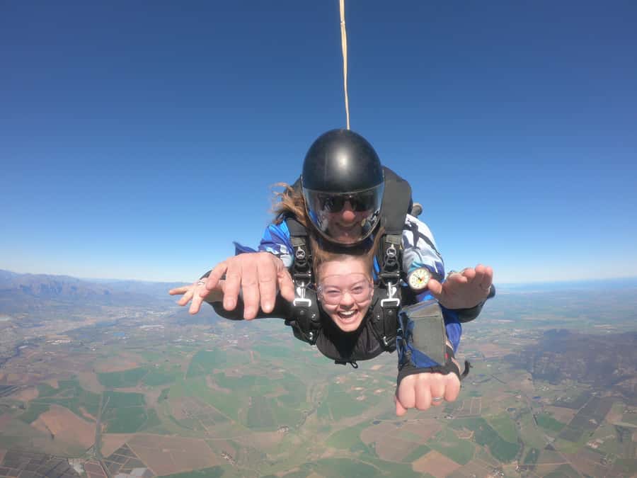 Cape Town: Tandem Skydiving - The Exit and Freefall: Up to 35 Seconds of Pure Adrenaline
