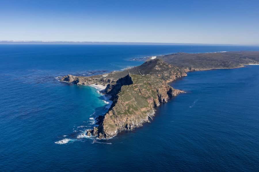 Cape Town to Cape Point Helicopter Flight - 48Min - Flying the Cape Peninsula shoreline with Table Mountain as your backdrop