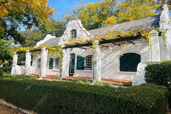 Cape Winelands shared day tour from Cape Town to Stellenbosch and Franschhoek - DeMorgenzon Winery in Stellenbosch, with classical music in the vineyards