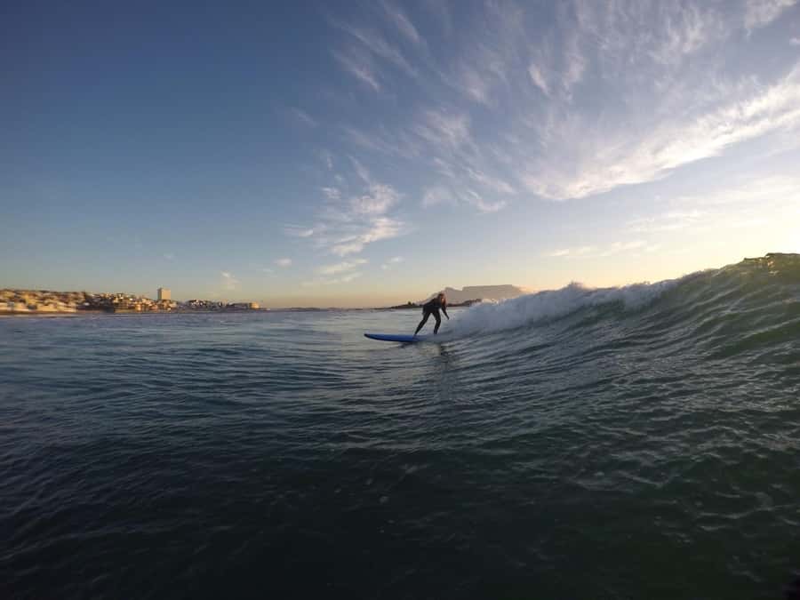 Catch your first waves in Cape Town - The core skill: pop-up technique that gets you standing