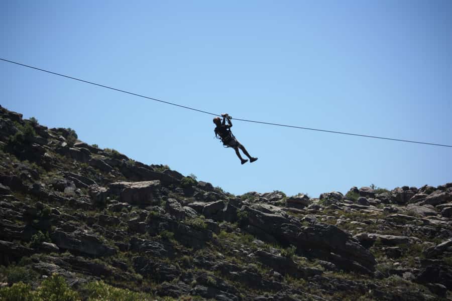 Ceres: Ziplining in the Mountains - The Main Event: 8 Slides Above the Koekedouw River