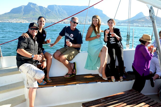 Champagne Cruise (Pre-Sunset) from Cape Town - The sparkling wine and marine commentary are the real value here