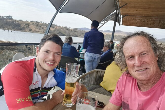 Cycling in a Forest close to Johannesburg and Pretoria - Coffee stop, pacing, and the small energy reminders that help