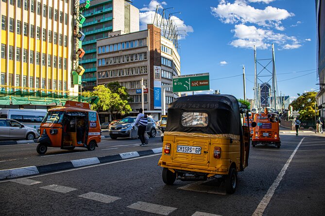 Downtown Johannesburg Tuk tuk Tour with a local lunch - Maboneng Precinct: Arts, Crafts, and Redevelopment Energy