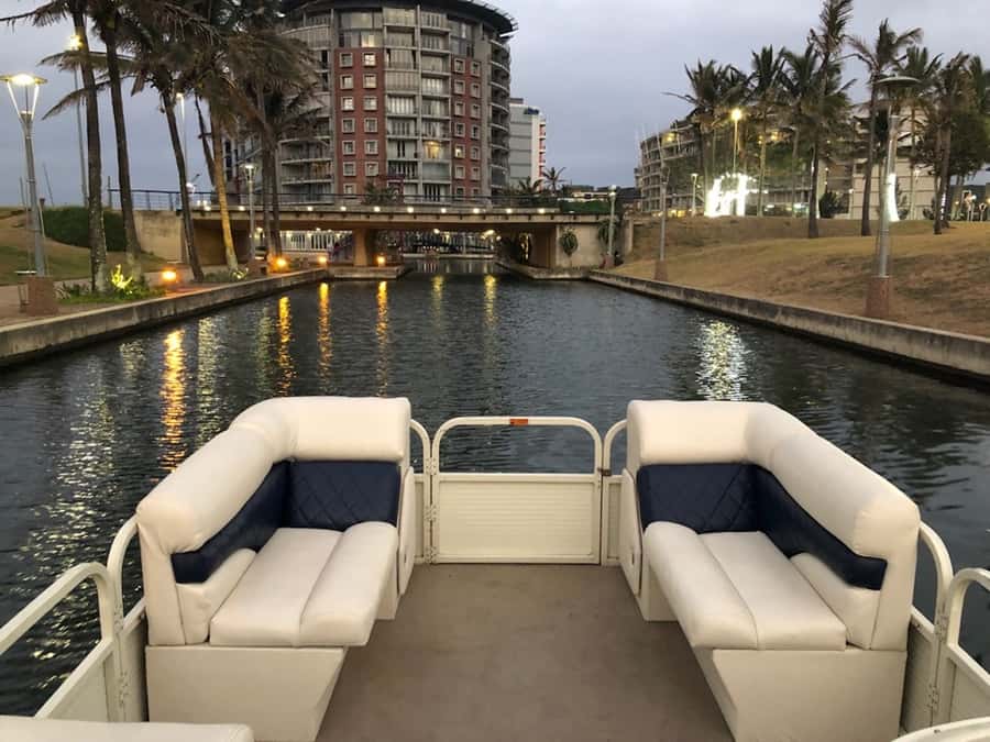 Durban Point Waterfront: Luxury Canal Boat Cruise - Durban Point canals, the easy way to see the city from the water