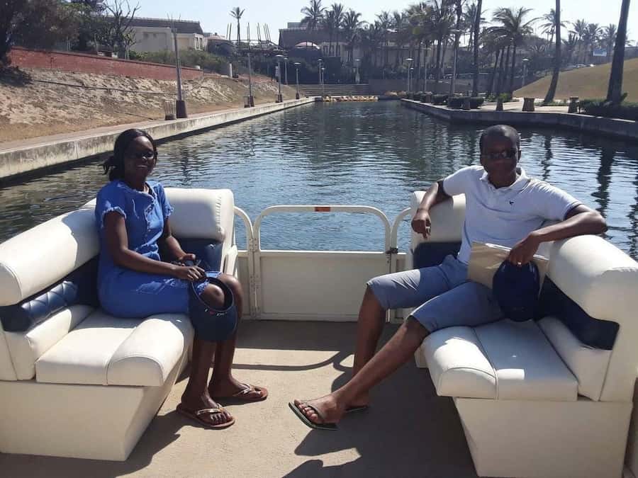 Durban Point Waterfront: Luxury Canal Boat Cruise - Spotting uShaka and Ithala Trade Centre from the water