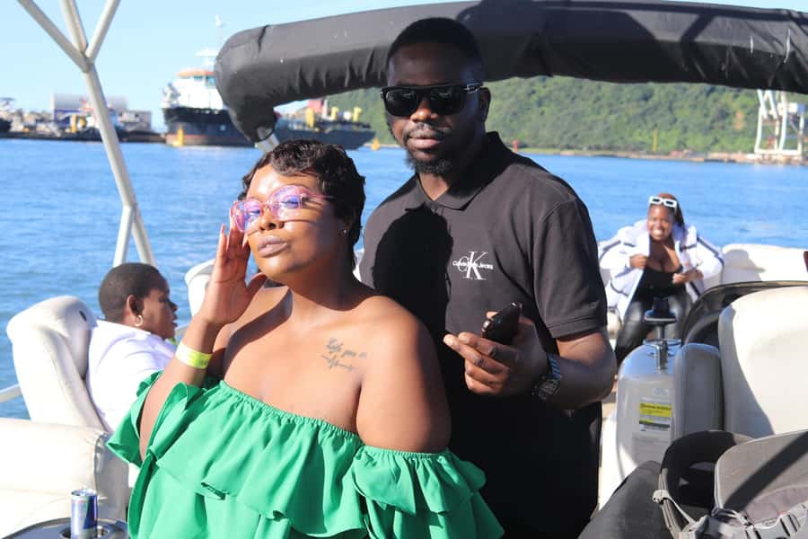Durban: Pontoon Boat Harbor Cruise - Durban Harbor from the water, the practical way