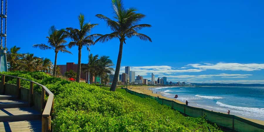 Durban: Top 10 City Sights and Walking Tour - Golden Mile Beaches to Moses Mabhida Stadium: Iconic Views With Optional Add-Ons