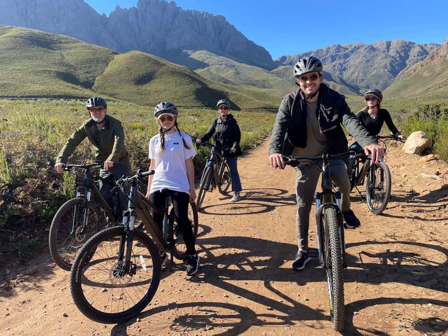E-Bike & Hike Jonkershoek - The Eerste River ride, fynbos views, and sugar-bird spotting chances