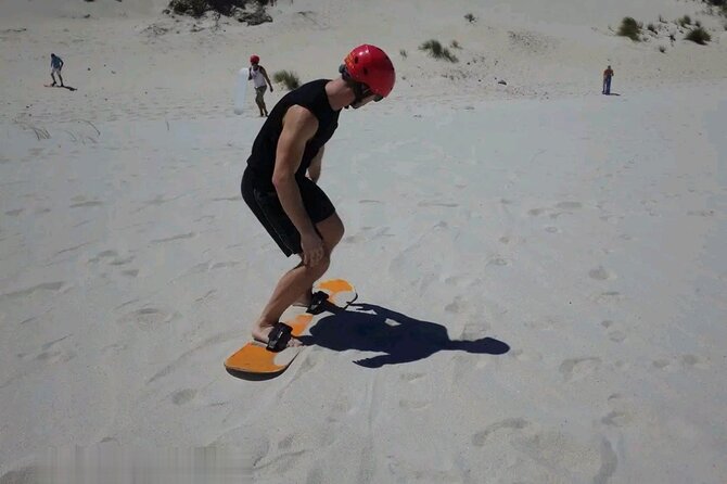 Explore Atlantis Sand Dunes with a 1hour 30mins sandboarding tour - Key highlights before you go