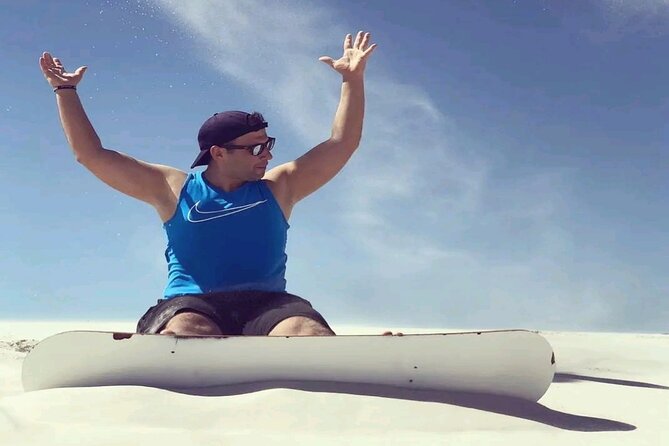 Explore Atlantis Sand Dunes with a 1hour 30mins sandboarding tour - Beginner-Friendly Coaching That Keeps You Moving Safely