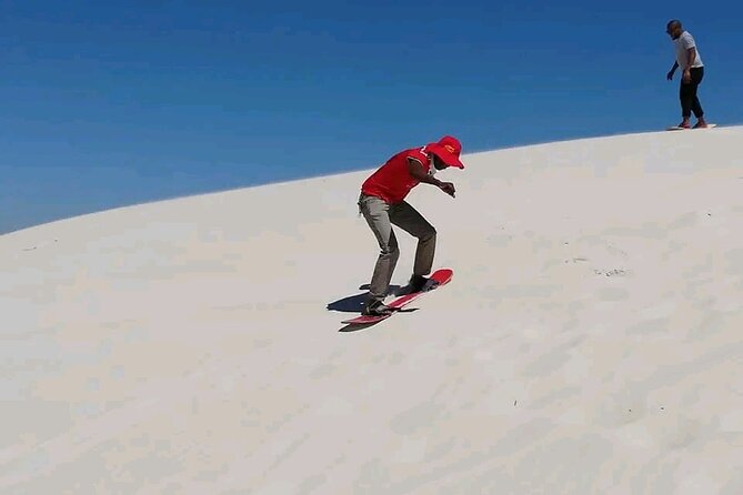 Explore Atlantis Sand Dunes with a 1hour 30mins sandboarding tour - Two Riding Styles: Sit Down or Stand Tall to the Bottom