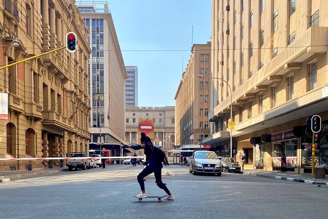 Exploring Johannesburg through Skateboarding - incl. skate lesson for beginners! - Newtown: finishing where Joburg shows its arts identity