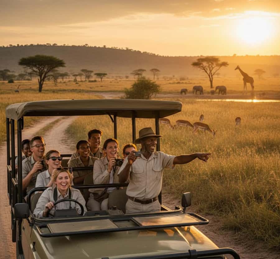 From Johannesburg: Pilanesberg Wildlife Safari - Pickup and the Van Ride: How the Day Starts Smooth